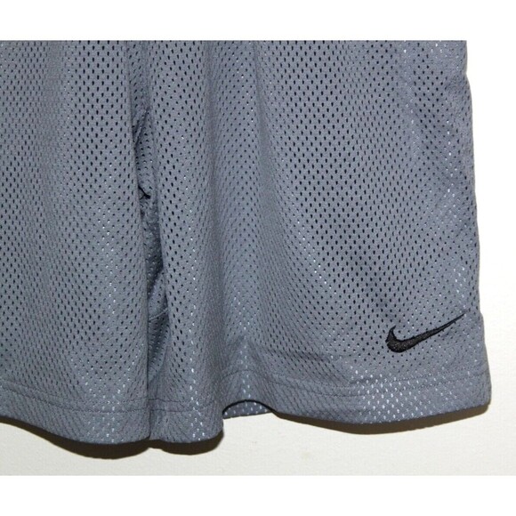 Nike Swish Men Gray Dri Fit Training Pocket Drawstring Gym Basketball Shorts M - Picture 2 of 7